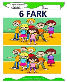 İki Resim Arasındaki Farkı Bul Etkinliği